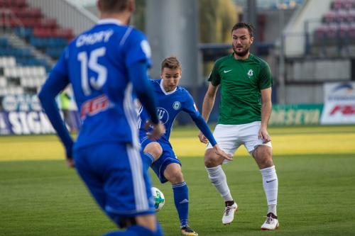 Houska v souboji s Doležalem v popředí Chorý