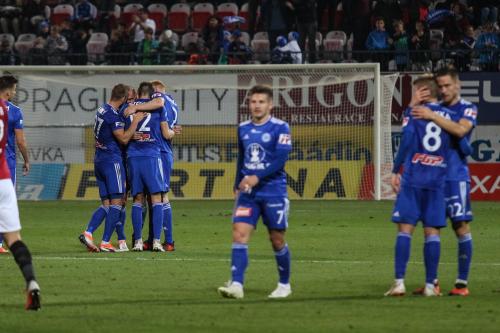 Radost hráčů SK Sigma Olomouc