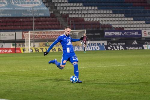 Tomáš Zahradníček hrál tentokrát na postu krajního obránce, záloha mu však sedí víc